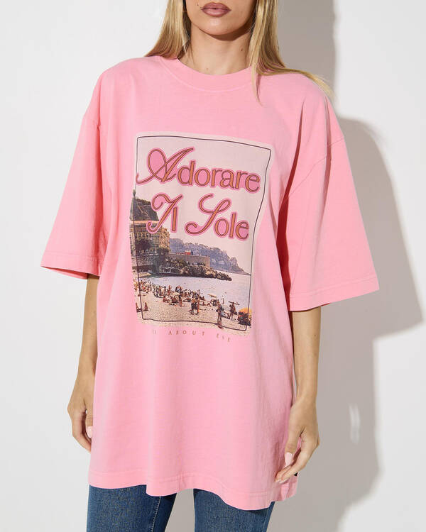 All About Eve Coastline Oversized T-Shirt for Womens