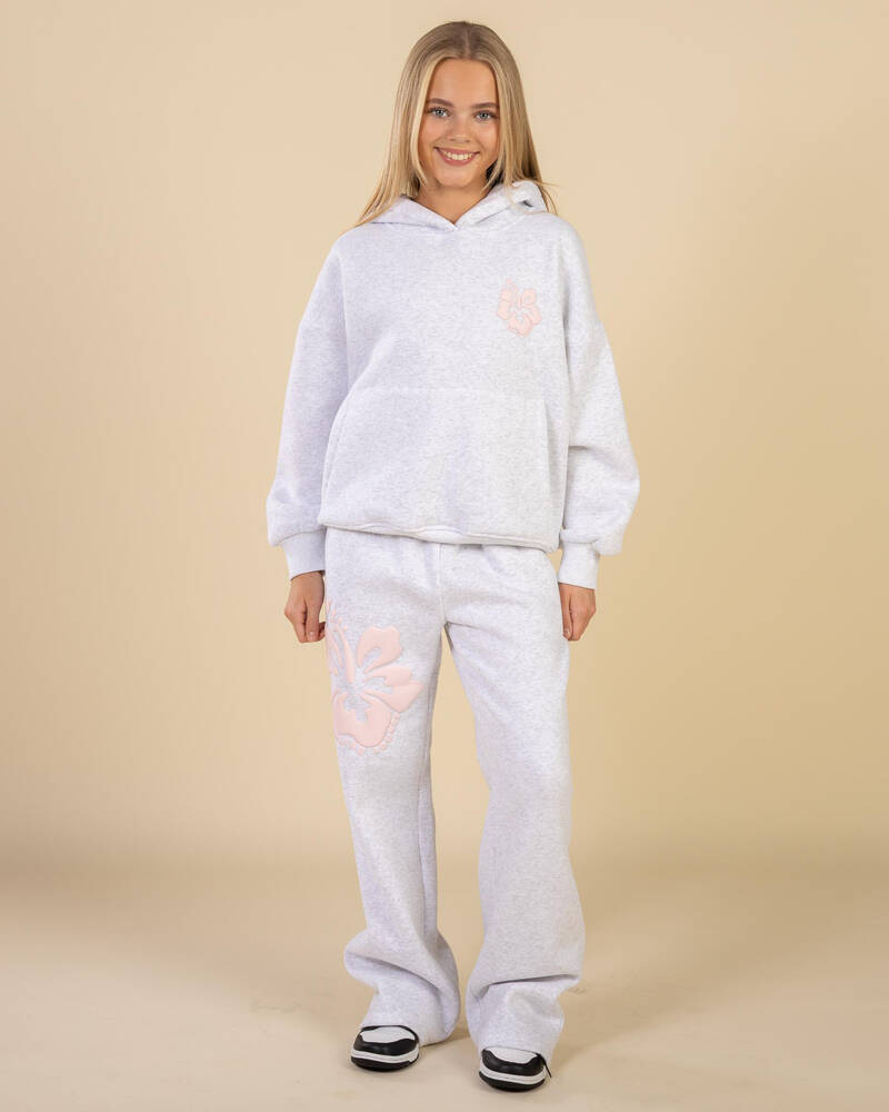 Malibu Lounge Girls&rsquo;Hibiscus Hoodie for Womens