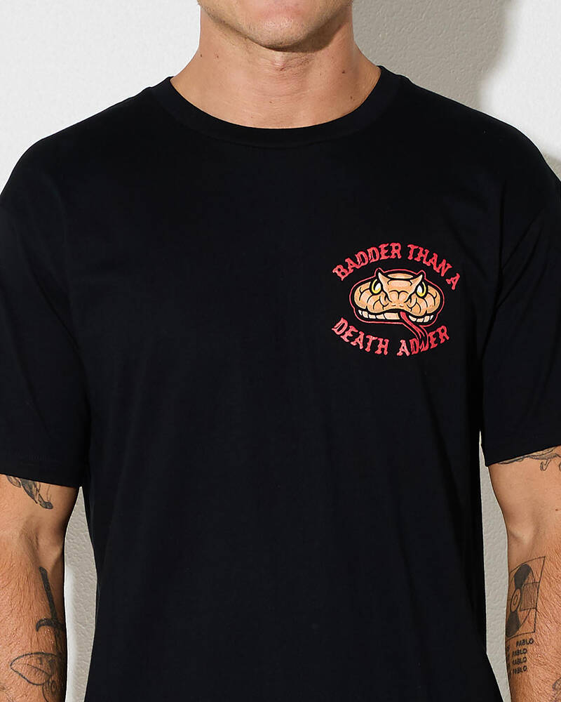 Bush Chook Death Adder T-Shirt for Mens