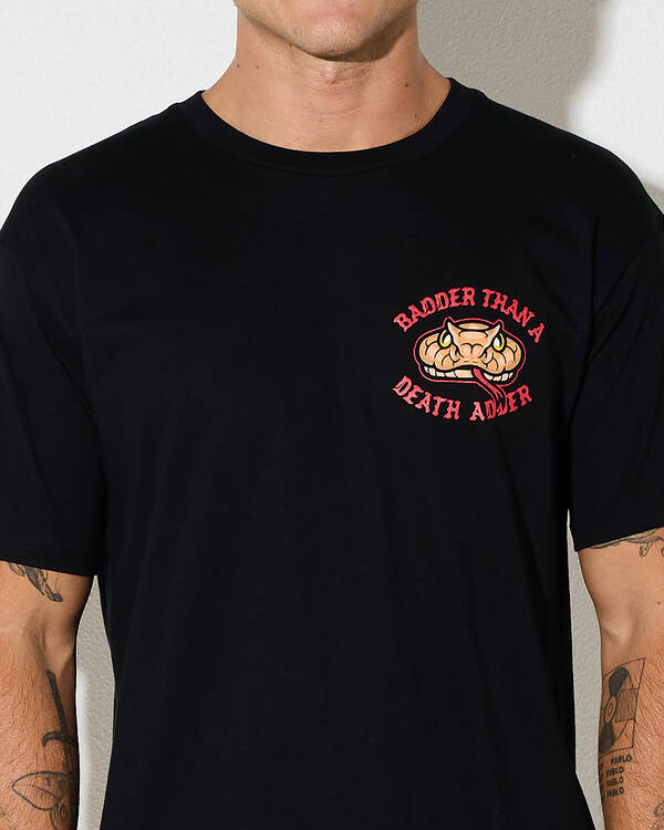 Bush Chook Death Adder T-Shirt for Mens