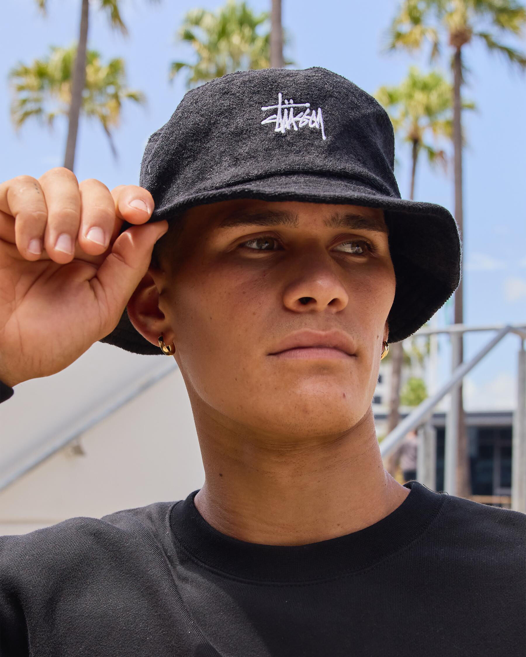 Nike x Stussy Bucket Hat BLACK L/XL