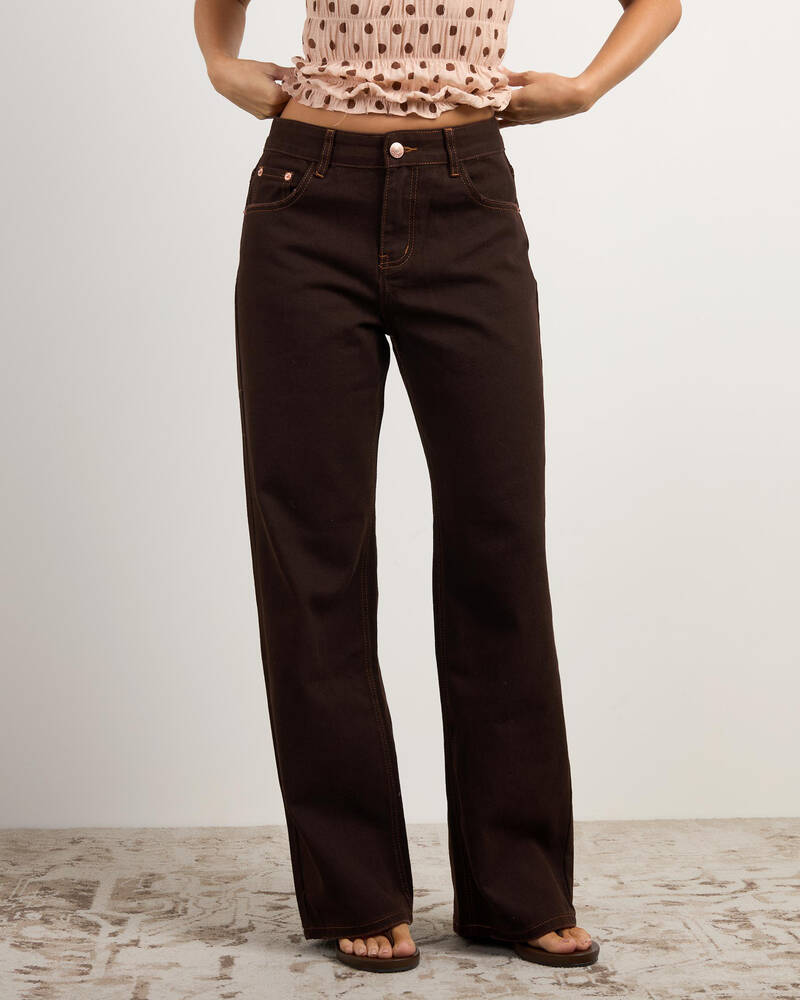 DESU Icon Straight Leg Jeans for Womens