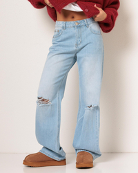 DESU Stones Straight Leg Jeans for Womens image number null