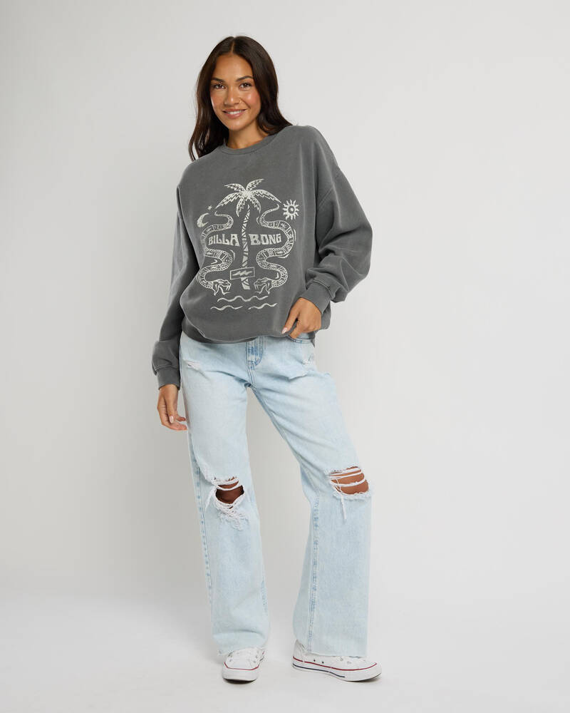 Billabong Bite Me Canyon Crewneck Sweatshirt for Womens