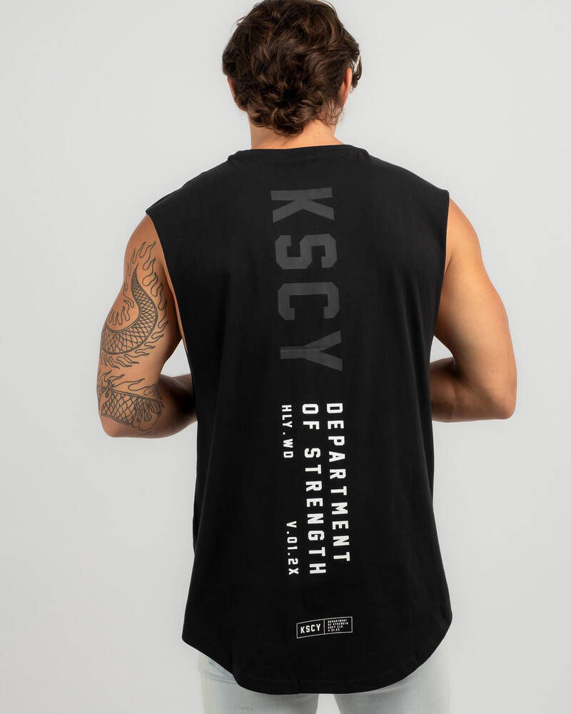 Kiss Chacey Manifest Dual Curved Muscle Tank for Mens