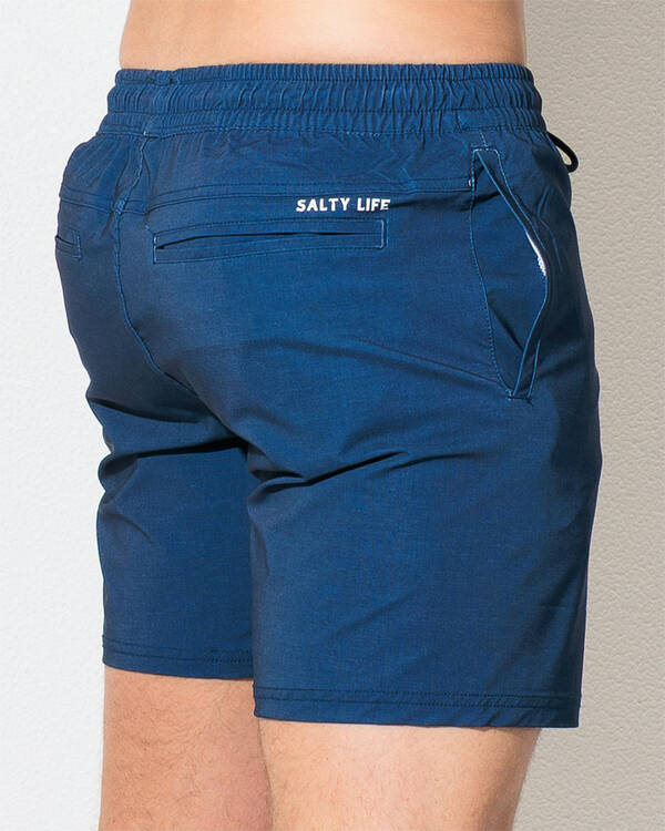 Salty Life Hammerhead Elastic Waist Board Shorts for Mens
