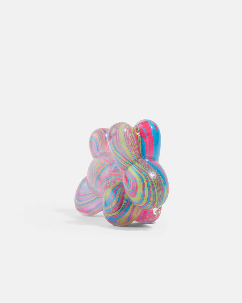 Get It Now Balloon Dog Paint Drip Look Squishy Fidget Toy for Unisex