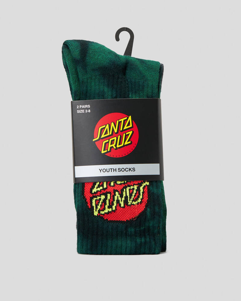 Santa Cruz Classic Dot Tie Dye Sock for Mens