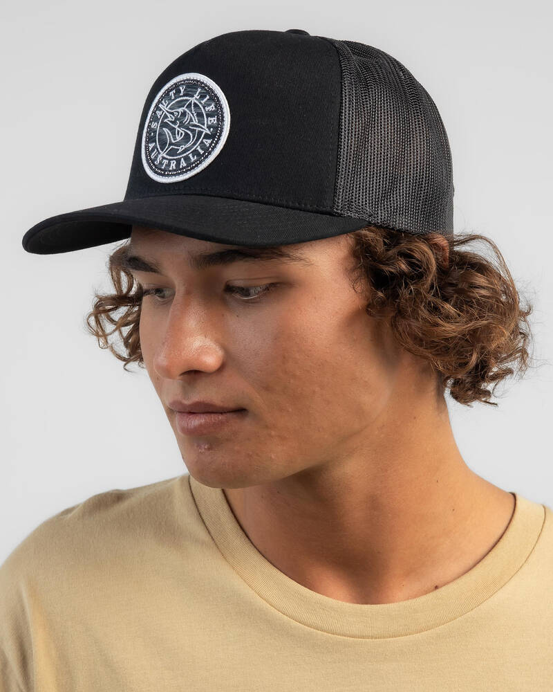 Salty Life Ripple Trucker Cap for Mens