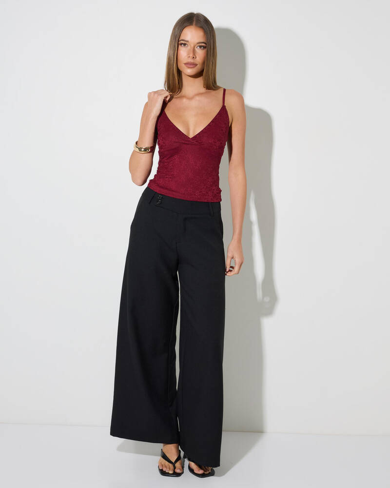 Ava And Ever Mia Crossover Lace Top for Womens