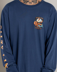Salty Life Into The Deep Long Sleeve T-Shirt for Mens image number null