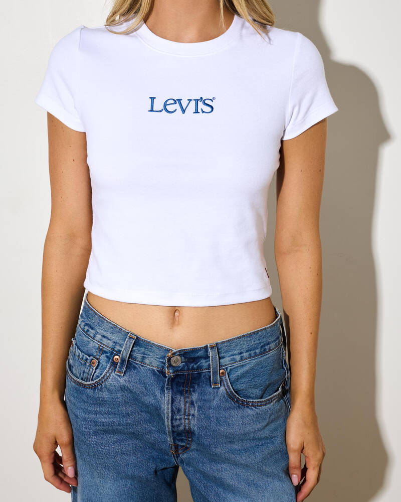 Levi's Club Logo Baby Tee for Womens