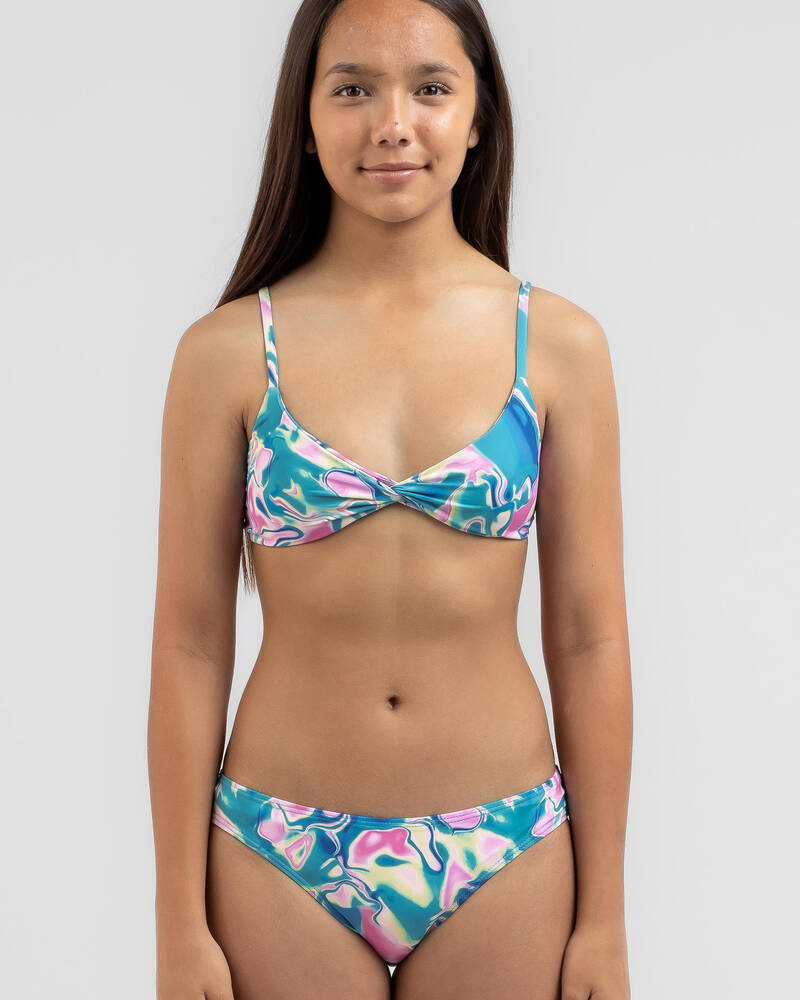 Topanga Girls' Paddle Pop Bralette Bikini Set for Womens