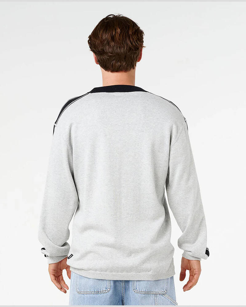 Rip Curl Panel Beater Knit Crew Jumper for Mens