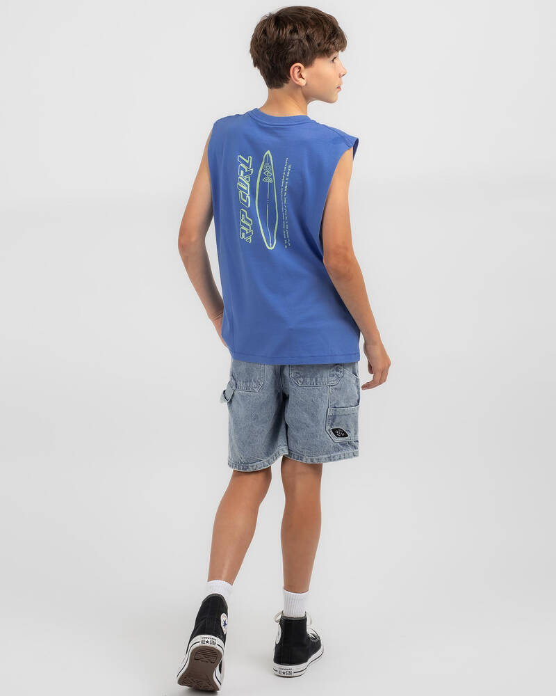 Rip Curl Boys' Shred Rock Muscle Tank for Mens