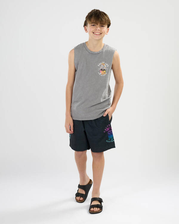 Salty Life Boys' Admiral Elastic Waist Shorts for Mens