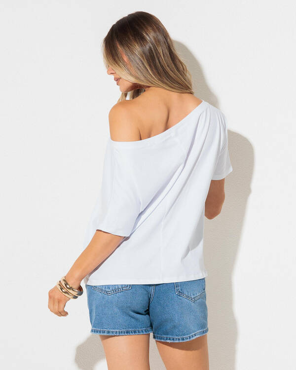 Ava And Ever Raven Off Shoulder T-Shirt for Womens