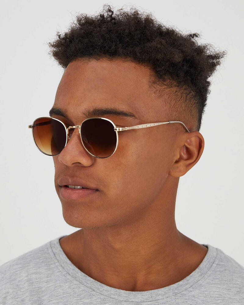 Happy Hour Holidaze Gold Sunglasses for Mens image number null