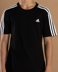 adidas Boys' 3 Stripe T-Shirt for Mens image number null