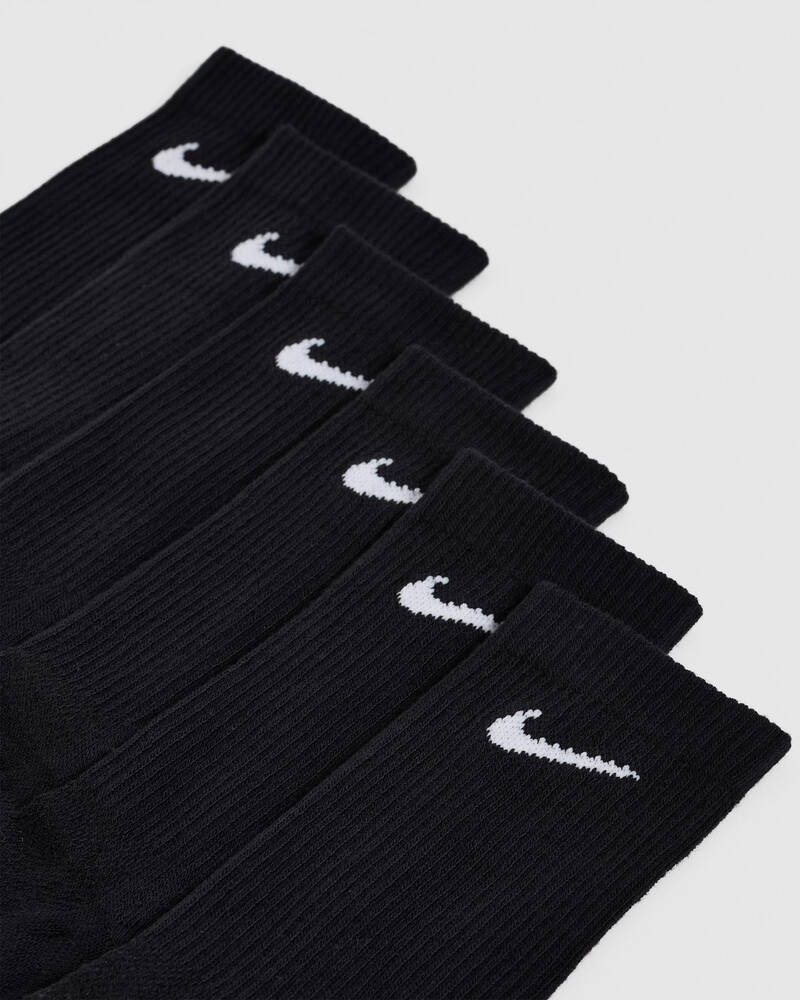 Nike Everyday Elevated Crew Socks 6 Pack for Mens