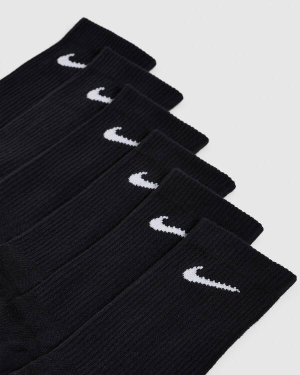 Nike Everyday Elevated Crew Socks 6 Pack for Mens