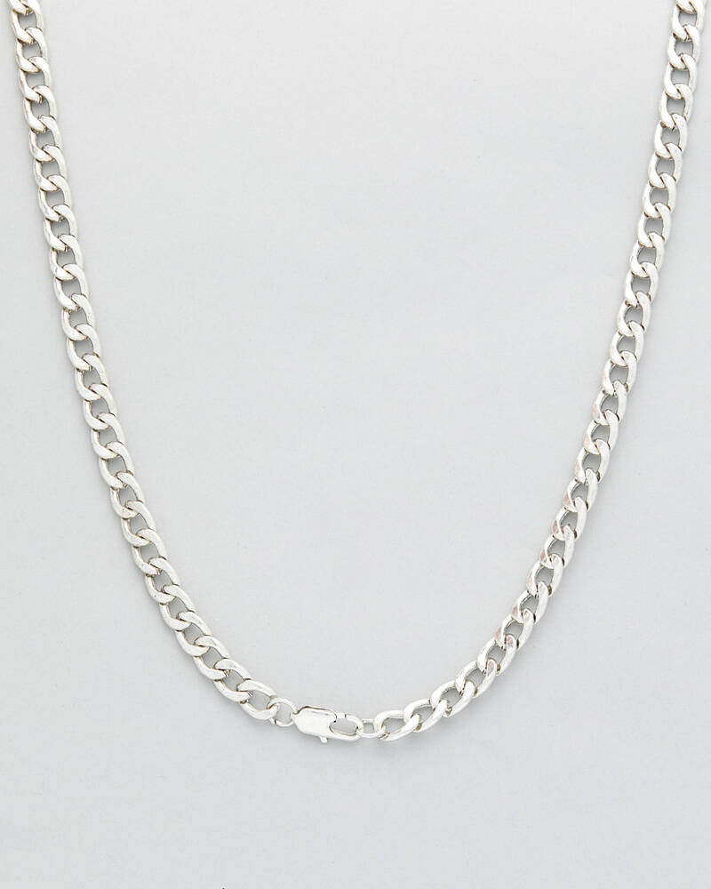 REPUBLIK Silver Chain Necklace for Mens image number null