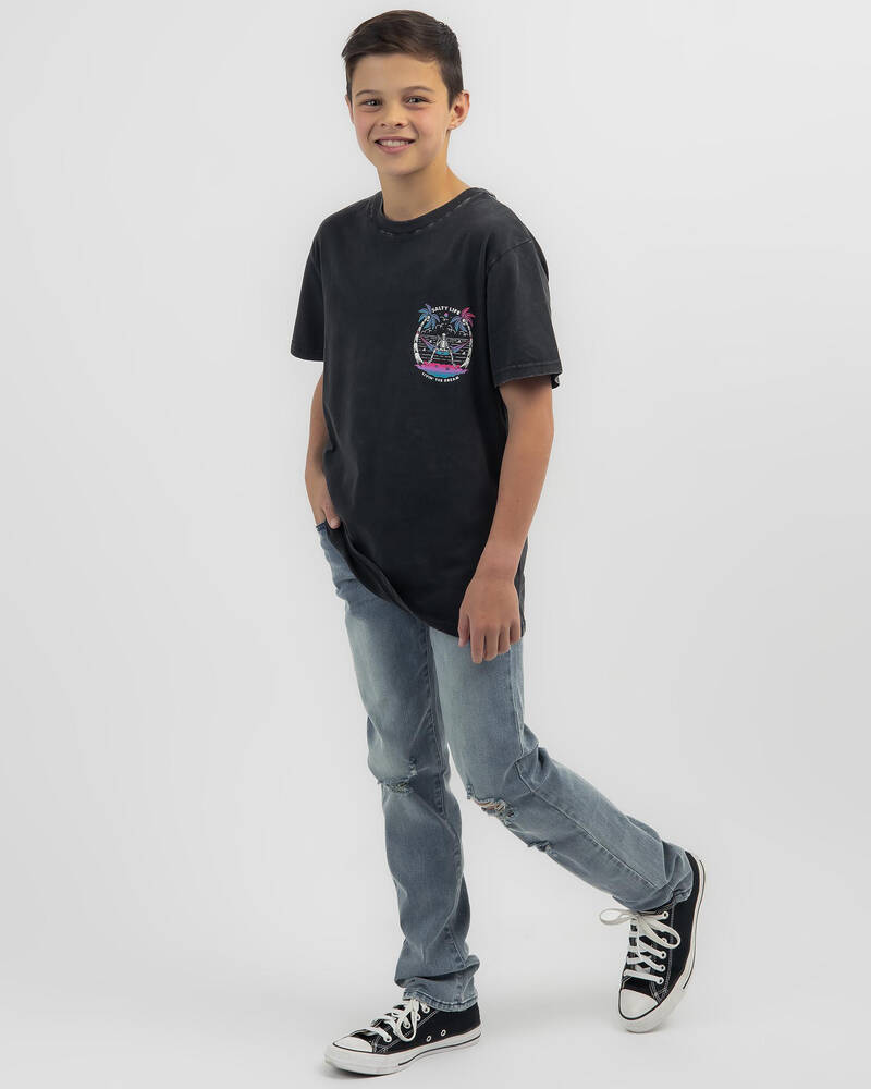 Salty Life Boys' Castaway T-Shirt for Mens