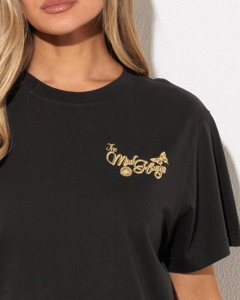 The Mad Hueys Butterfly Anchor T-Shirt for Womens