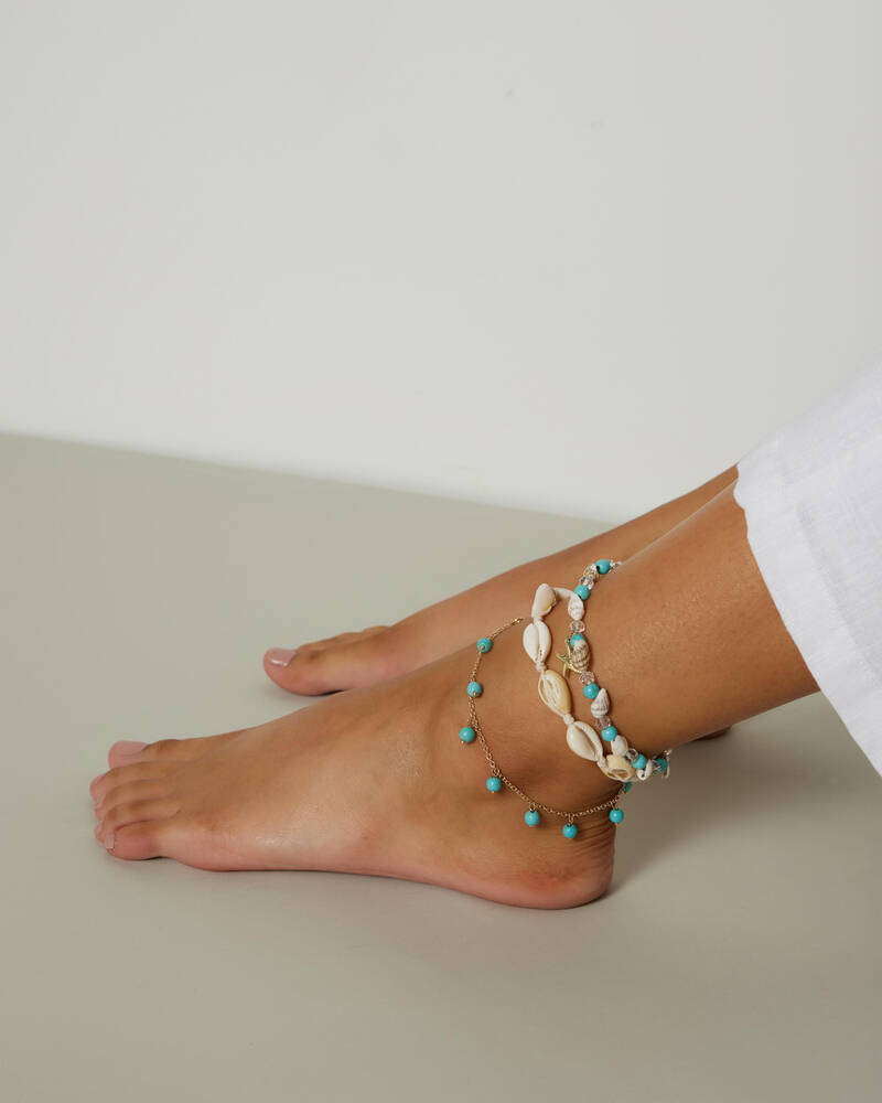 Karyn In LA Boho Anklet Pack for Womens