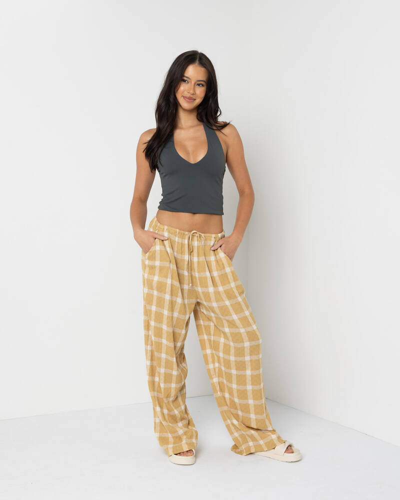 Billabong Checked Out Beach Pants for Womens
