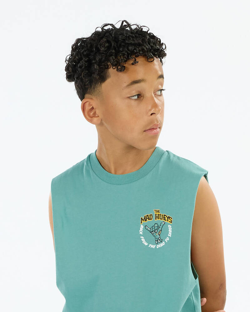 The Mad Hueys Boys' Shred Dead Muscle Tank for Mens