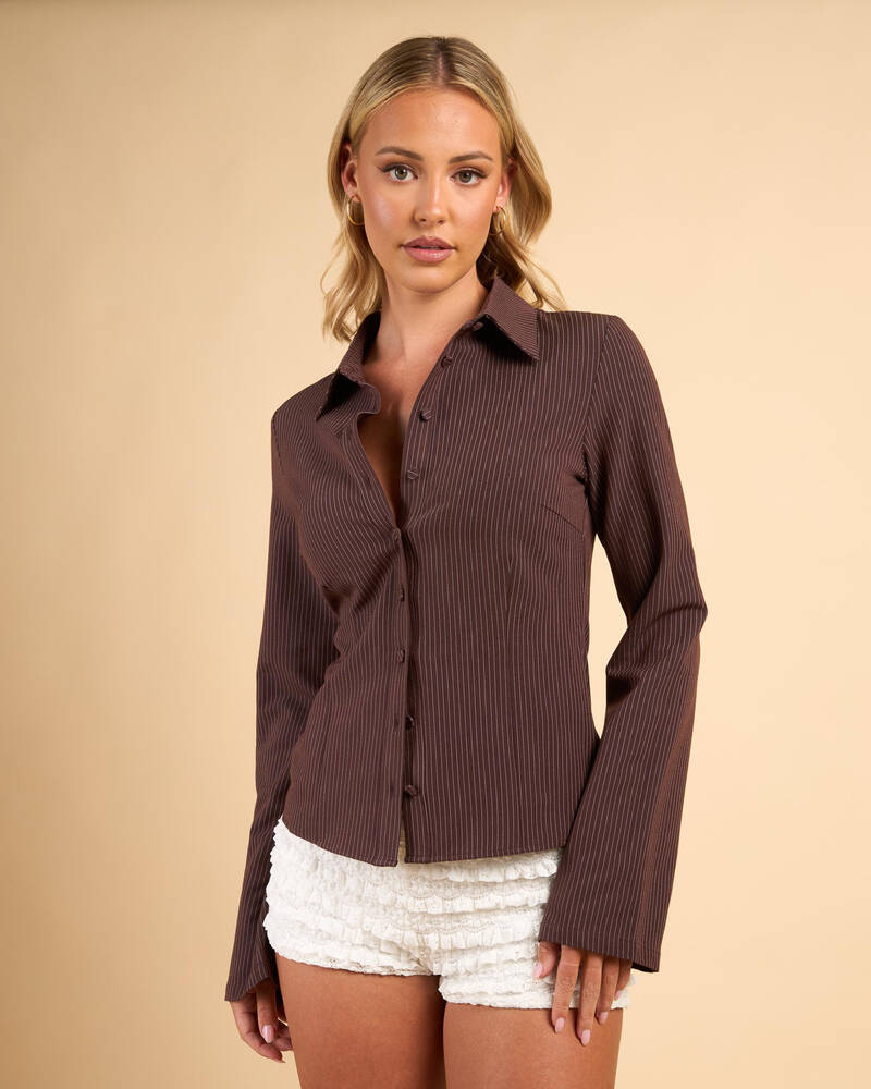 Ava And Ever Harriet Pinstripe Shirt for Womens