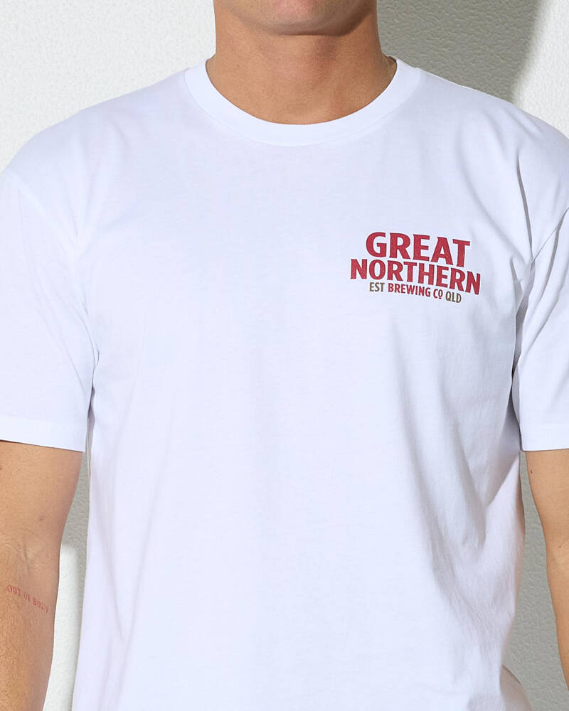 Great Northern Up Here Beer T-Shirt for Mens