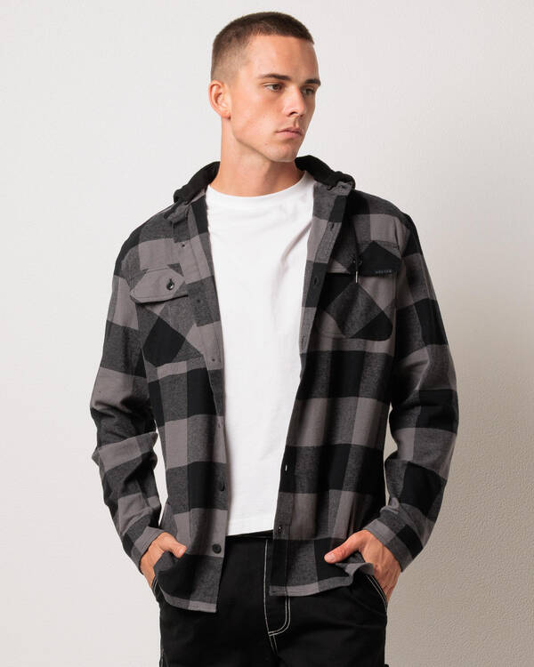 Dexter Realm Long Sleeve Flannel Shirt for Mens