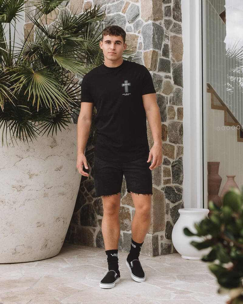 Kiss Chacey KS5 Slim Denim Shorts for Mens