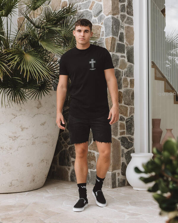 Kiss Chacey KS5 Slim Denim Shorts for Mens
