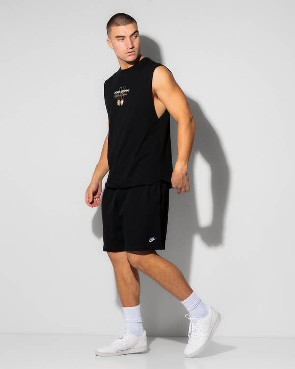 Nena & Pasadena Kavros Dual Curved Muscle Tank for Mens