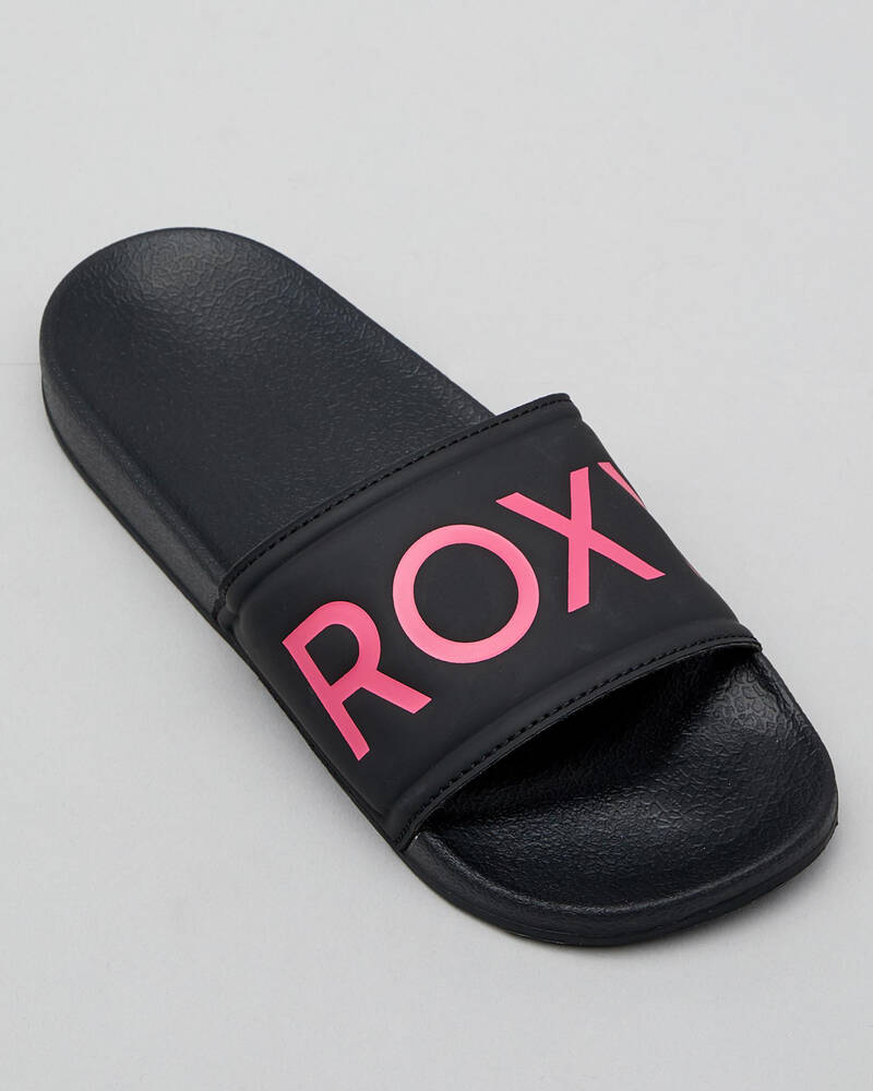 Roxy Girls' Roxy Slippy Slide Sandals for Womens