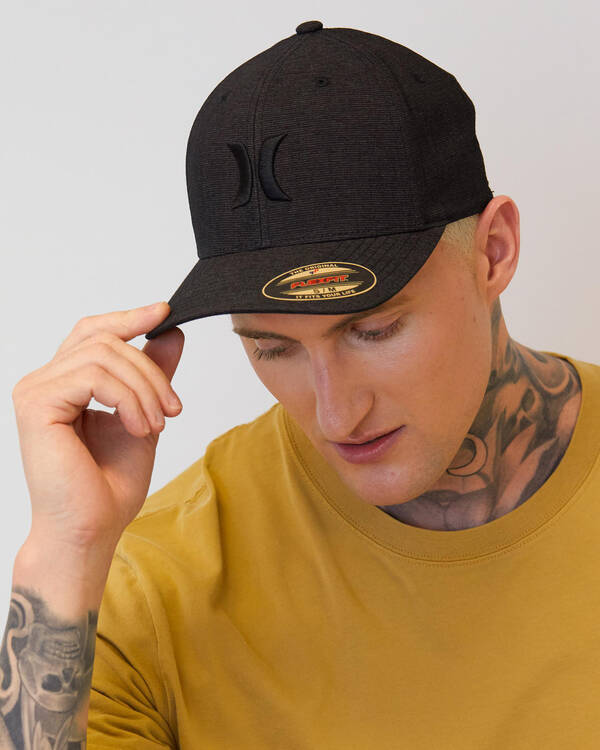 Hurley Black Textures Cap for Mens