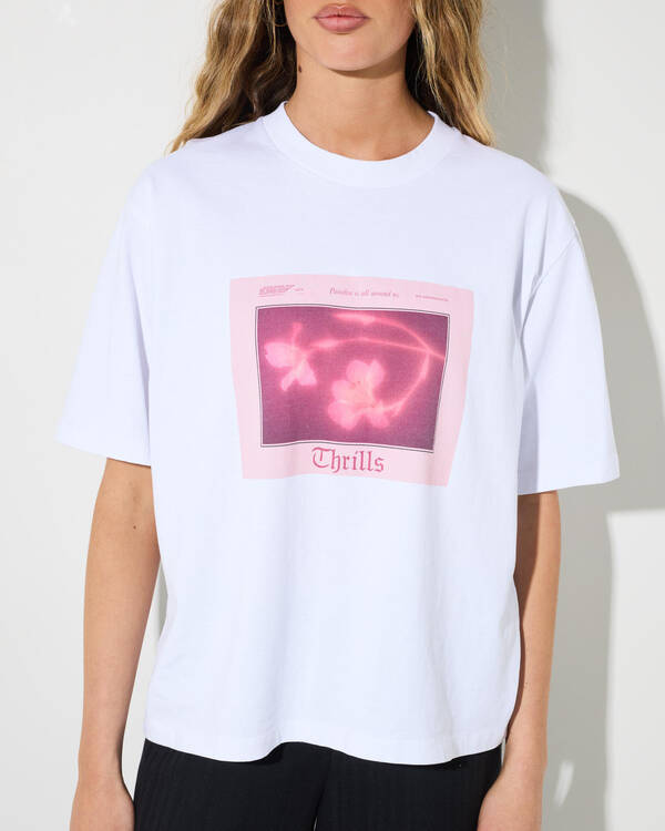 Thrills Nightbloom Square T-Shirt for Womens