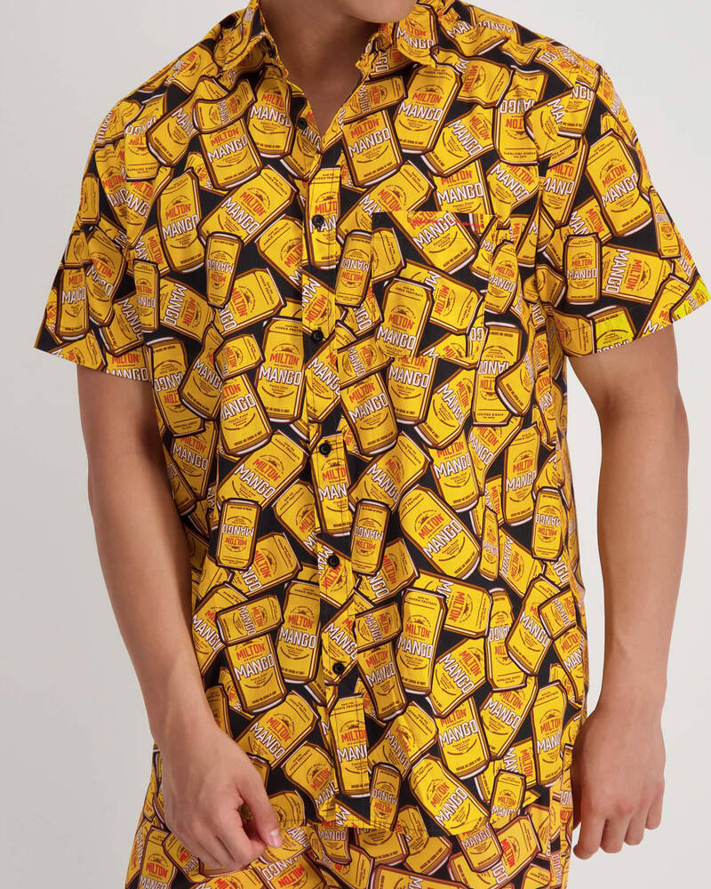 Milton Mango Fever Short Sleeve Shirt for Mens