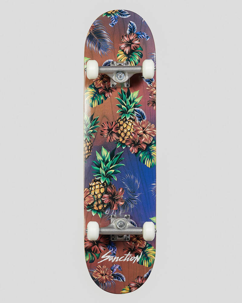 Sanction Tropical Vibes Complete Skateboard for Unisex