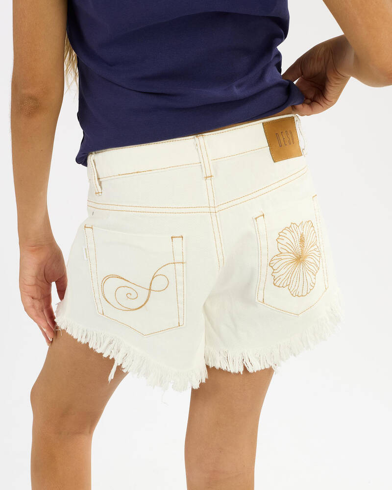 DESU Girls' Keilani Denim Shorts for Womens
