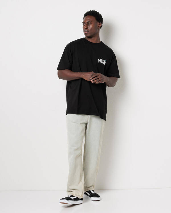 Wndrr Tagged Box Fit T-Shirt for Mens