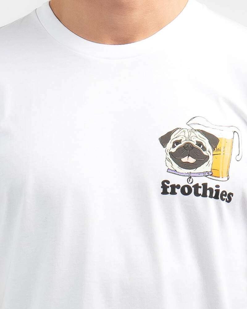 Frothies Pugs & Jugs T-Shirt for Mens