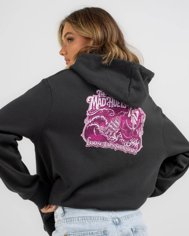 The Mad Hueys Loose Lips Sink Ships Hoodie for Womens
