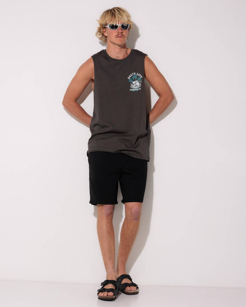 Salty Life Island Edge Muscle Tank for Mens