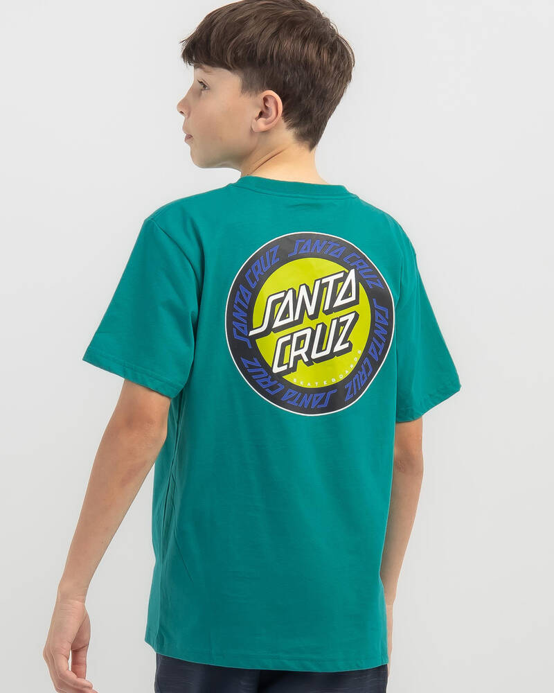 Santa Cruz Boys' Outer Ringed Dot T-Shirt for Mens