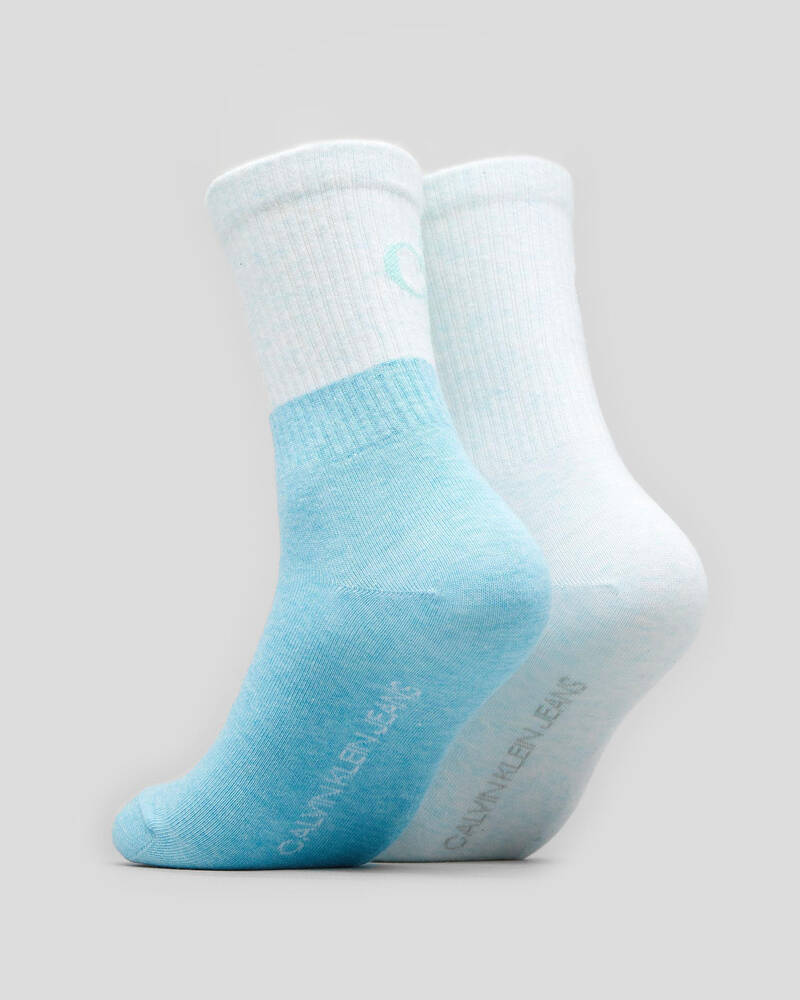 Calvin Klein Womens Casual Monogram Sock Pack for Womens