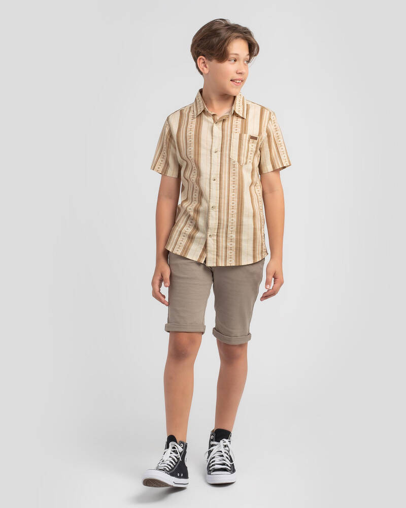 Skylark Boys' Trace Short Sleeve Shirt for Mens